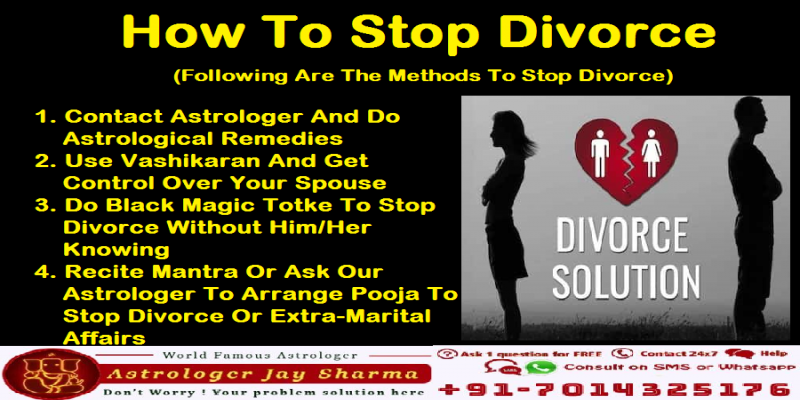 How to stop divorce